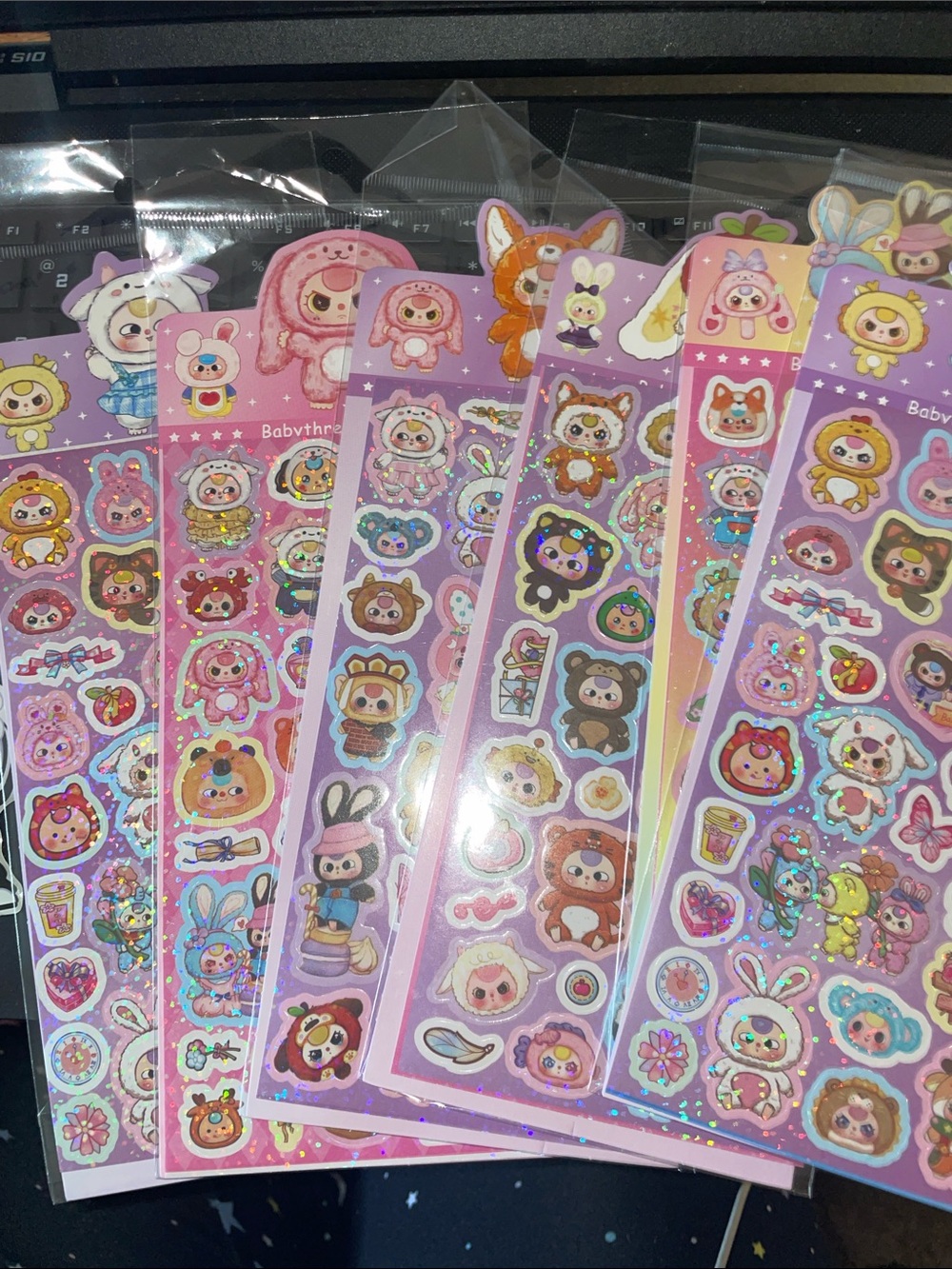 Baby Three sticker bundle - Pack of 6